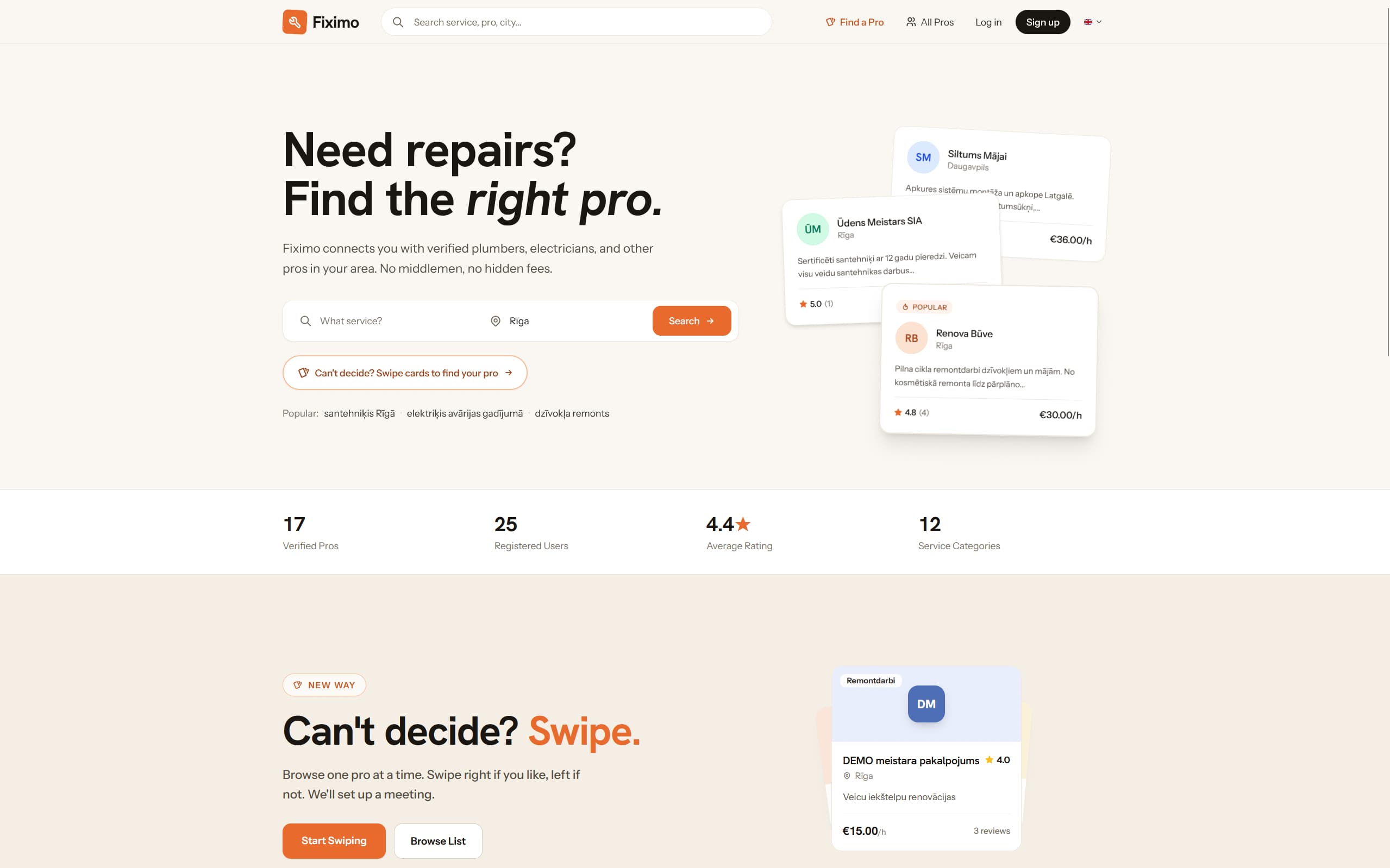 Fiximo — home repair marketplace